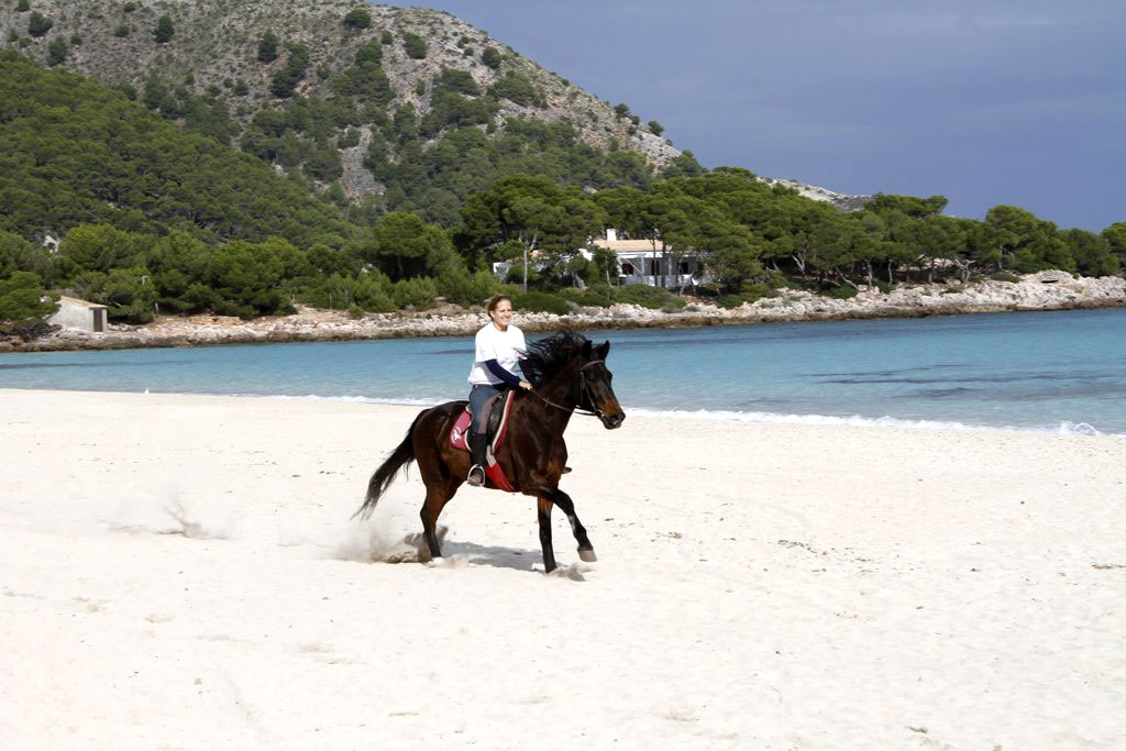 Reiten am Strand